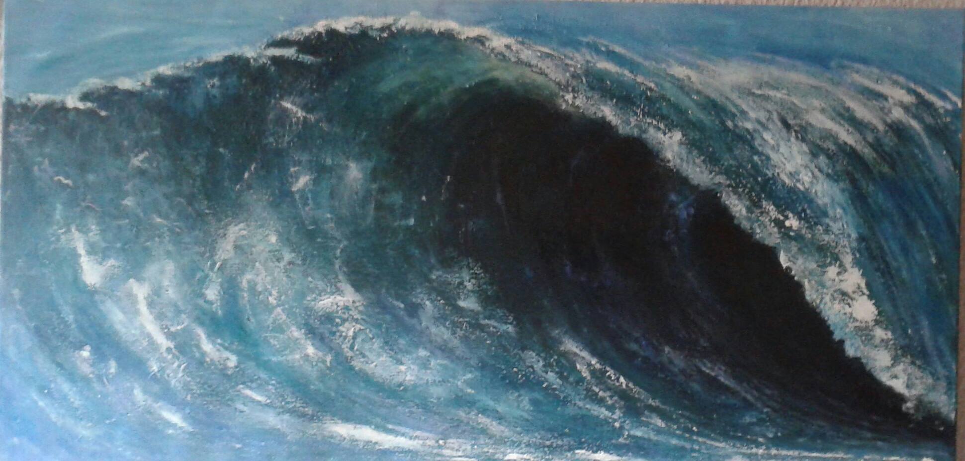 Oleo sobre lienzo   50 x 100